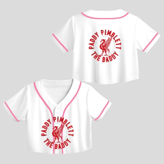 Discover PADDY THE BADDY PIMBLETT  (4) Crop Top Baseball Jerseys
