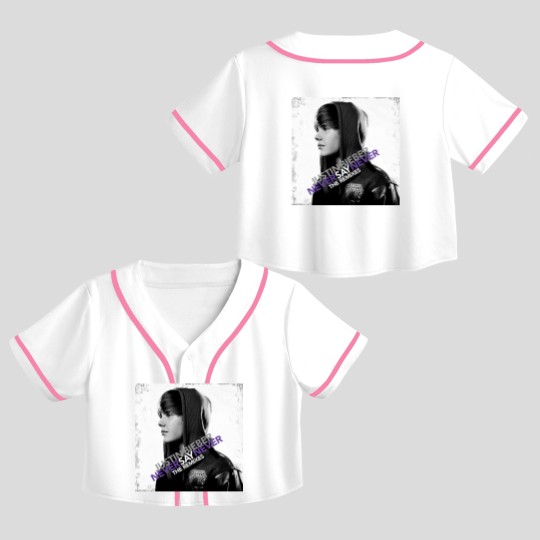 Discover Justin Bieber - Never Say Never Crop Top Baseball Jerseys