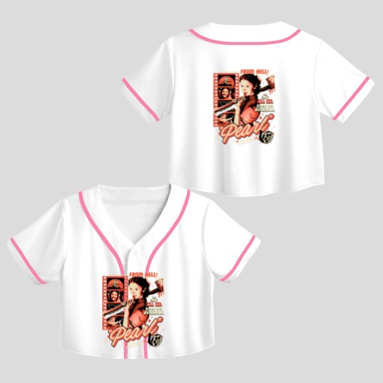 Discover Pearl Movie Pearl Says You Can Kill Her Dreams Crop Top Baseball Jerseys