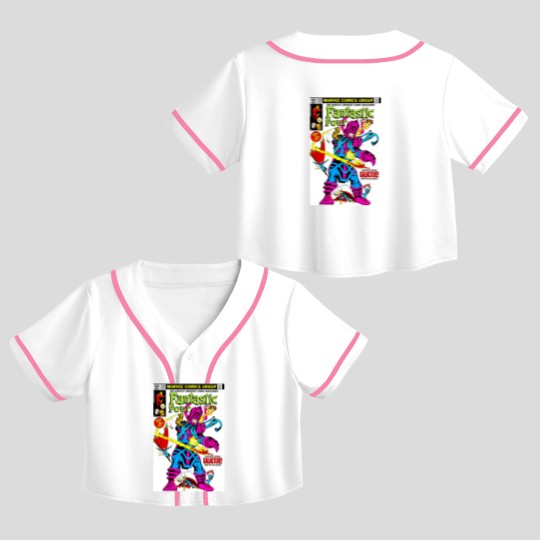 Discover Battle of Galactus Crop Top Baseball Jerseys