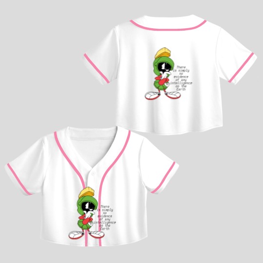 Discover MARVIN THE MARTIAN™ Thinking Crop Top Baseball Jerseys
