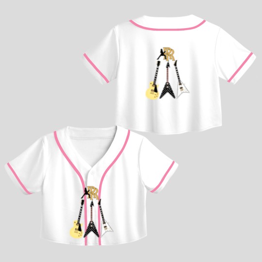 Discover Randy Rhoads Collection Fitted Crop Top Baseball Jerseys