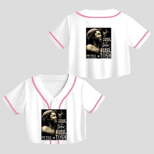 Discover Peter Tosh Jamaican Reggae Music Crop Top Baseball Jerseys