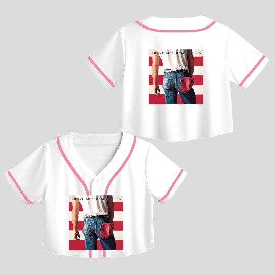 Discover ljlkjoi987>>bruce springsteen, bruce springsteen Crop Top Baseball Jerseys