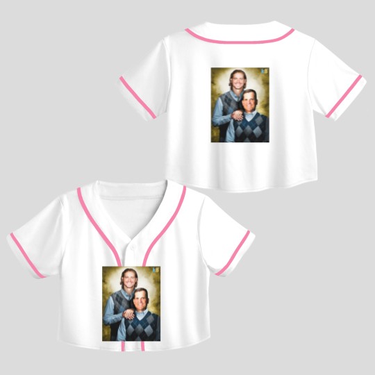 Discover Streetwear - Football Justin Herbert and Jim Harbaugh Crop Top Baseball Jerseys
