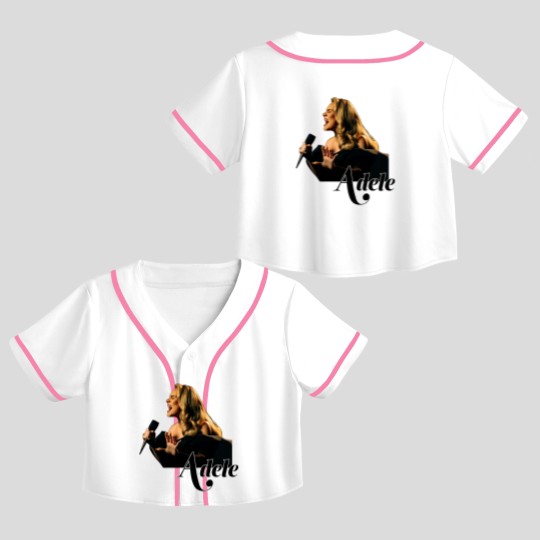 Discover NWT WEEKENDS WITH ADELE Crop Top Baseball Jerseys