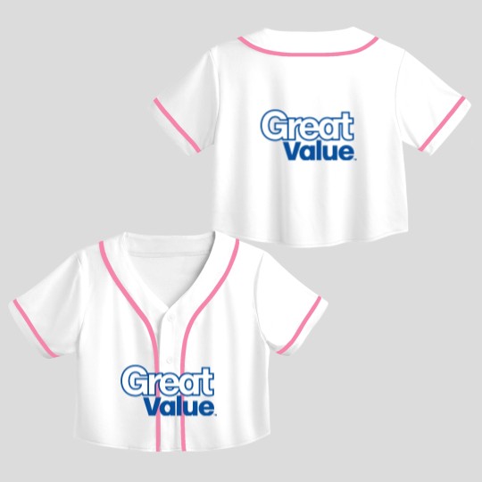 Discover Great value Crop Top Baseball Jerseys