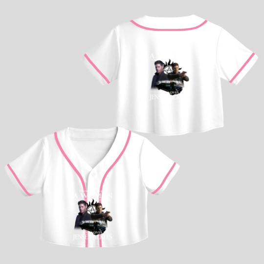 Discover Supernatural Crop Top Baseball Jerseys, Winchester Brothers Crop Top Baseball Jerseys, Supernatural Crop Top Baseball Jerseys