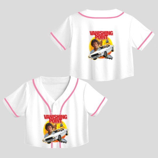 Discover Vanishing Point and Merchandise Car Movie Tribute Cult Crop Top Baseball Jerseys