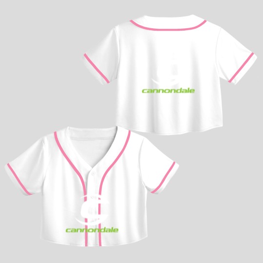 Discover Cannondale logo bike Crop Top Baseball Jerseys