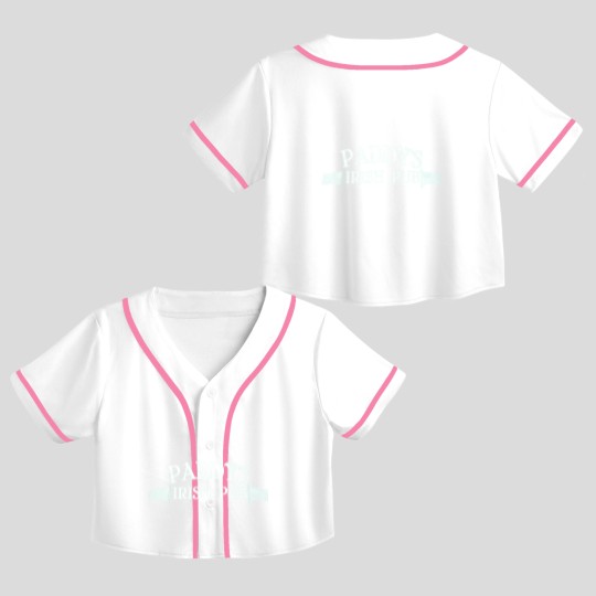 Discover Paddy's Irish Pub Crop Top Baseball Jerseys,It's Always Sunny in Philadelphia Crop Top Baseball Jerseys,St Patrick's Day Crop Top Baseball Jerseys