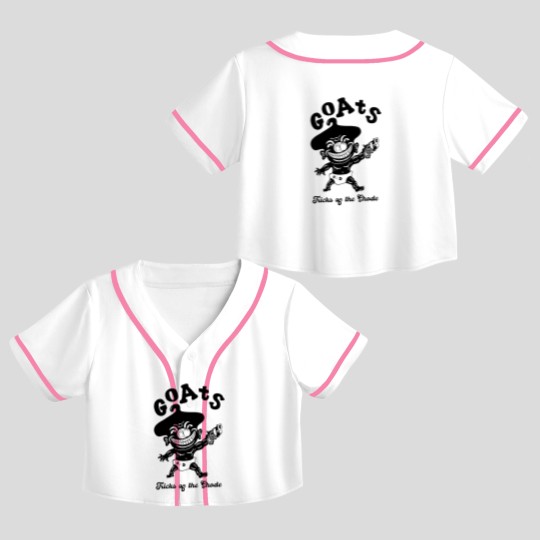 Discover Goats - The Goats -  Tricks of the Shade  Goats - The Goats -  Tricks of the Shade Crop Top Baseball Jerseys