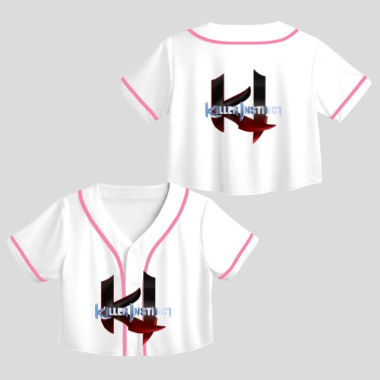 Discover Killer Instinct Logo Crop Top Baseball Jerseys