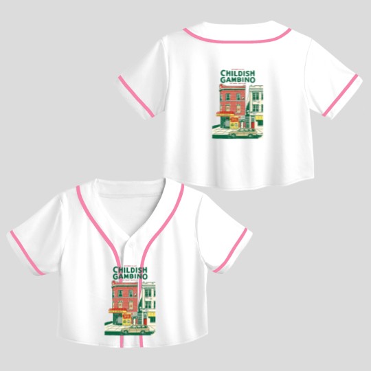 Discover Childish Gambino This is America Hip-Hop Funk Unisex Crop Top Baseball Jerseys