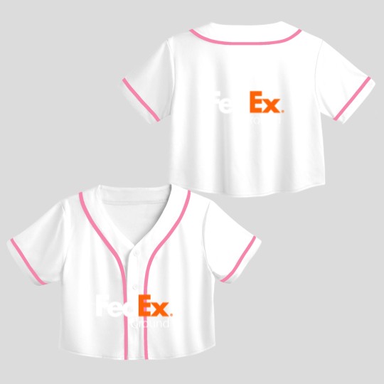 Discover FedEx Ground Crop Top Baseball Jerseys