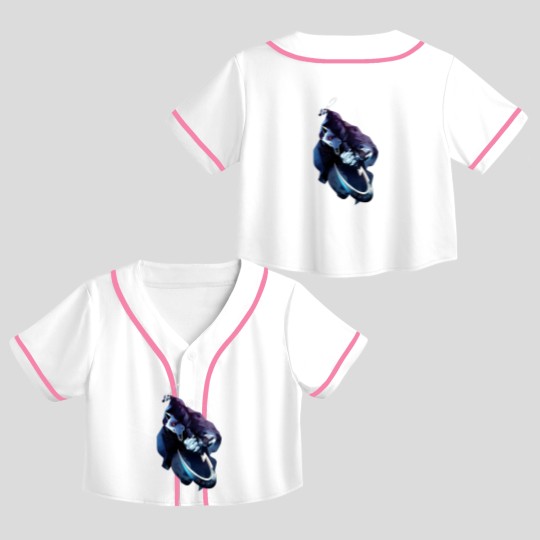 Discover Death-Big Bad Wolf From Puss In Boots-Puss In Boots The Last Wish Active Crop Top Baseball Jerseys