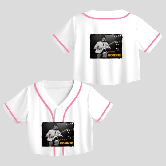 Discover Ronnie Wood Crop Top Baseball Jerseys