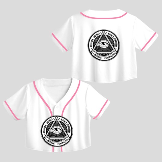 Discover Illuminati Crop Top Baseball Jerseys