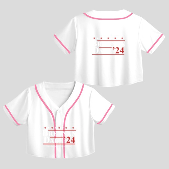 Discover Step Brothers Brennan Dale 2024 Election Crop Top Baseball Jerseys