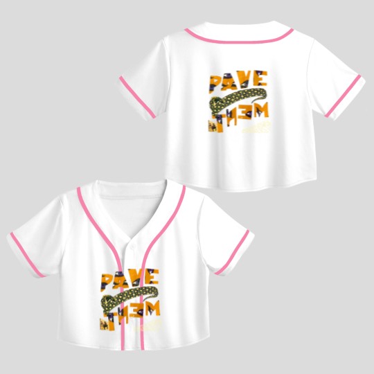 Discover Pavement Brighten the Corners High Quality Crop Top Baseball Jerseys