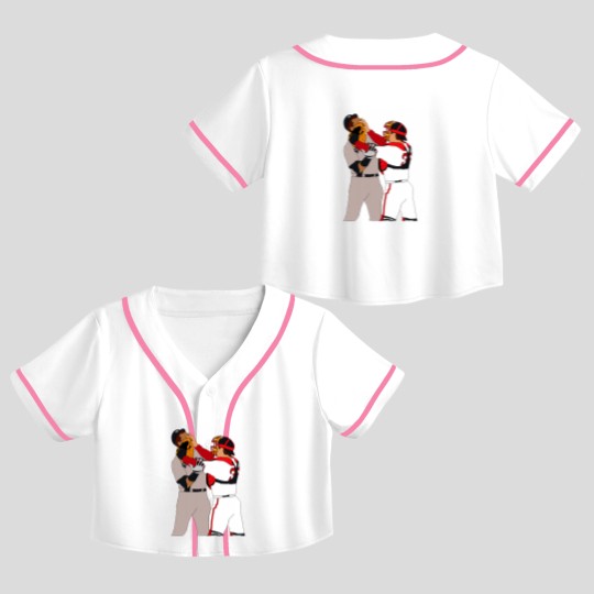 Discover Jason Varitek Alex Rodriguez Brawl Crop Top Baseball Jerseys