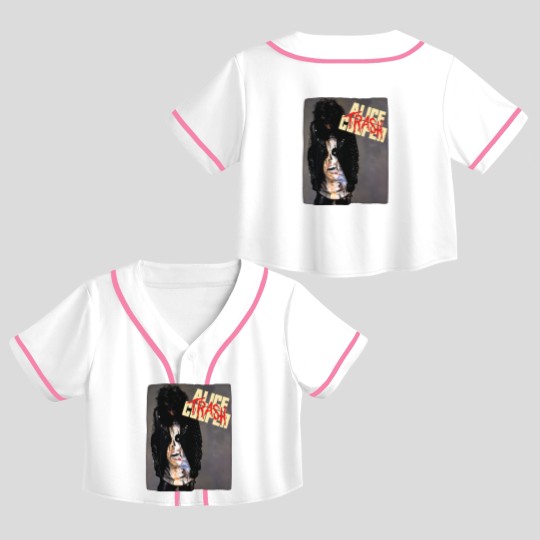 Discover ALICE COOPER TRASH! Classic Crop Top Baseball Jerseys