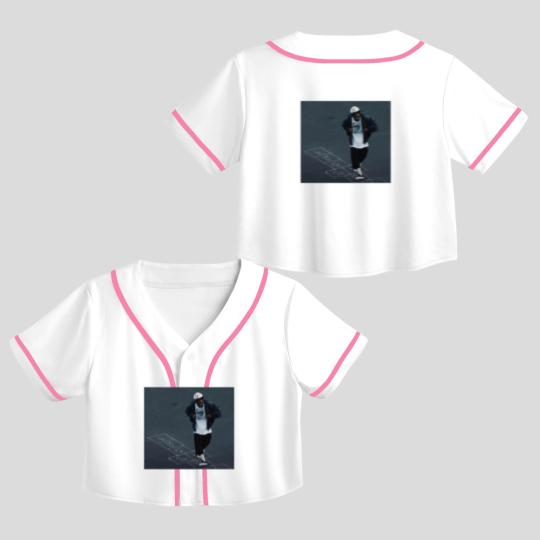 Discover Kendrick Lamar Hopscotch Not Like Us A Minor Premium Cotton Crop Top Baseball Jerseys