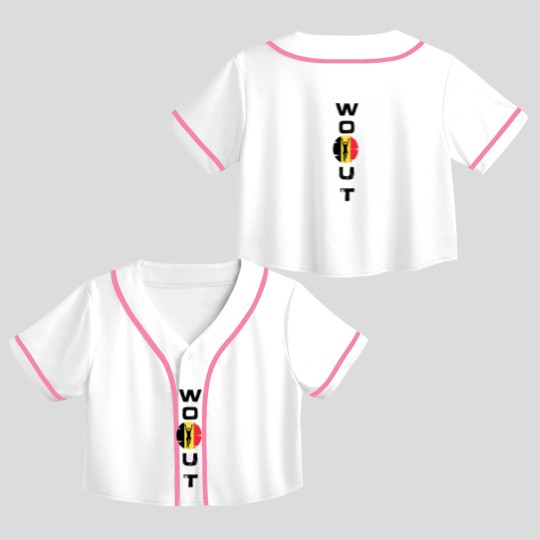 Discover wout van aert Crop Top Baseball Jerseys