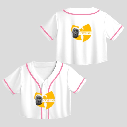 Discover Wooo-Tang Rick Flair WOO Funny Parody Crop Top Baseball Jerseys