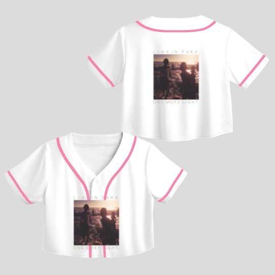 Discover Linkin Park One More Light Black Crop Top Baseball Jerseys