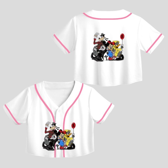 Discover Ice Nine Kill Crop Top Baseball Jerseys