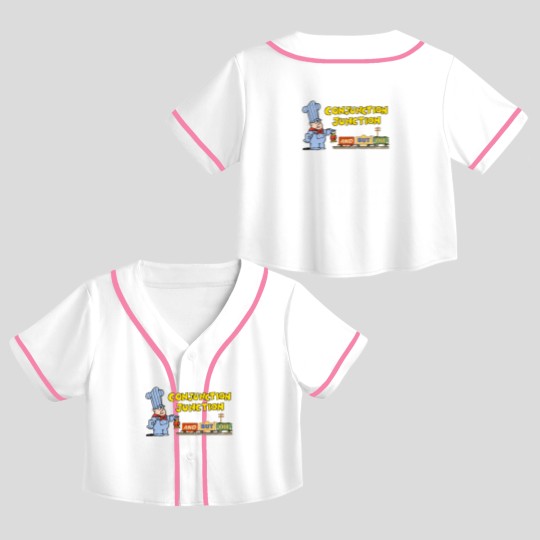Discover Schoolhouse Rock Conjunction Junction - Conjunction Junction - Crop Top Baseball Jerseys
