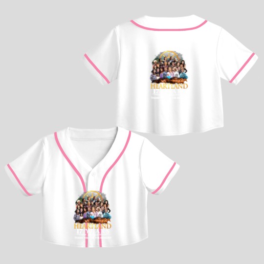 Discover Heartland 17th Anniversary Crop Top Baseball Jerseys, Heartland Thank For Memories Crop Top Baseball Jerseys, Classic Movie Crop Top Baseball Jerseys