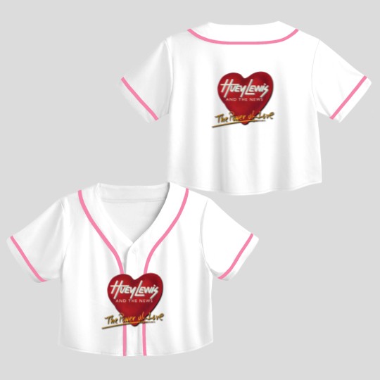 Discover Huey Lewis Crop Top Baseball Jerseys