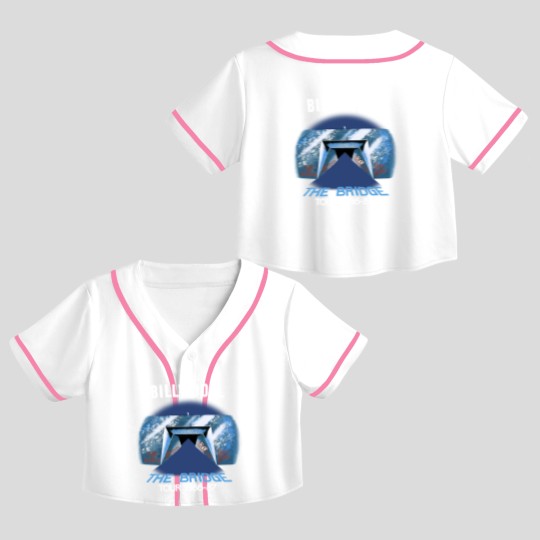 Discover Vintage Billy Joel The Bridge Tour 1986-1987 Concert Crop Top Baseball Jerseys