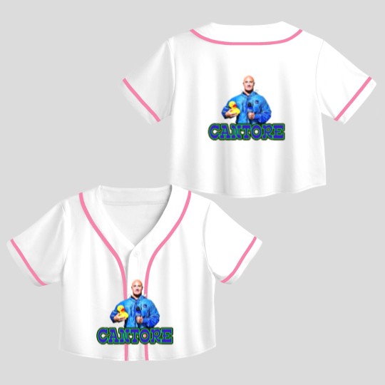 Discover Jim Cantore- The Weather Channel Crop Top Baseball Jerseys