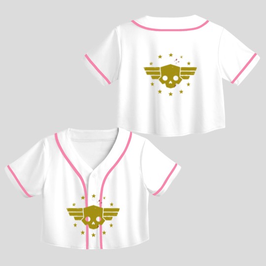 Discover Helldivers 2 Crop Top Baseball Jerseys, Helldivers Game Crop Top Baseball Jerseys, Game Gift Idea