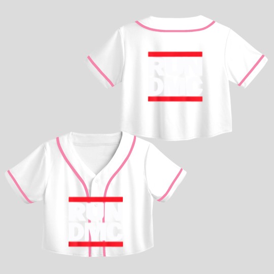 Discover run dmc  Crop Top Baseball Jerseys