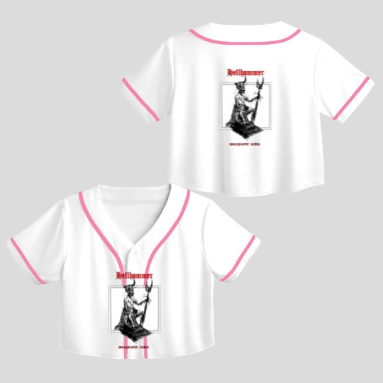 Discover Hellhammer Crop Top Baseball Jerseys