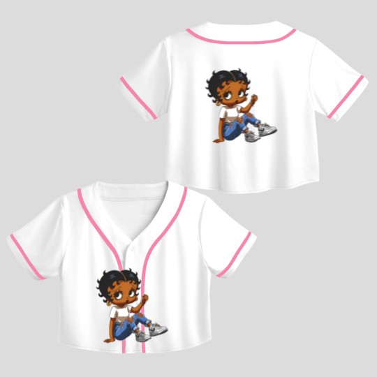 Discover Betty Boop Crop Top Baseball Jerseys, betty boop Crop Top Baseball Jerseys