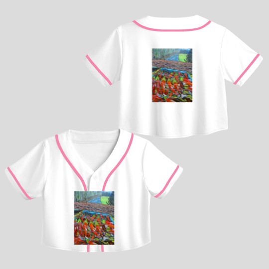Discover Return of the Sockeye Salmon Crop Top Baseball Jerseys