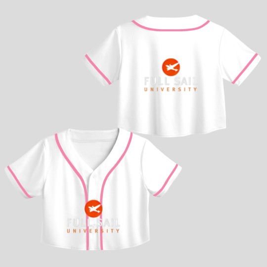 Discover Full Sail University Crop Top Baseball Jerseys