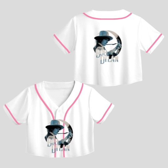 Discover Bob Dylan - Guitar 1975  Crop Top Baseball Jerseys, Crop Top Baseball Jerseys, Crop Top Baseball Jerseys - 15251