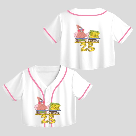 Discover Squarepants You Know Whats Funnier Than 24 Crop Top Baseball Jerseys