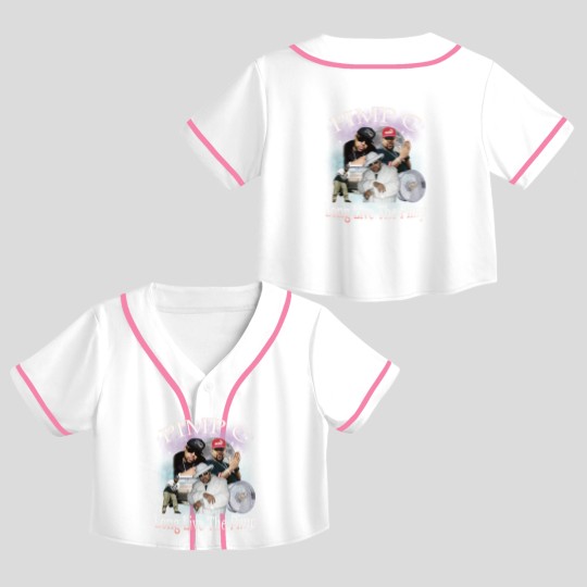 Discover Pimp C Crop Top Baseball Jerseys, Pimp C Vintage Crop Top Baseball Jerseys, Pimp C Hiphop Rapper Crop Top Baseball Jerseys