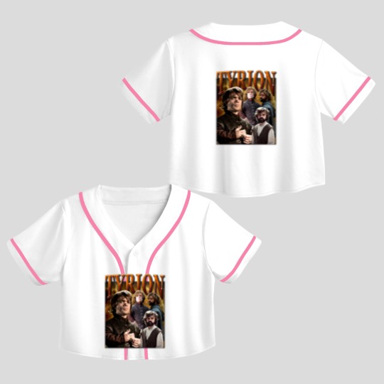 Discover Retro Tyrion Lannister Crop Top Baseball Jerseys -Tyrion Lannistertshirt,Tyrion Lannister Crop Top Baseball Jerseys