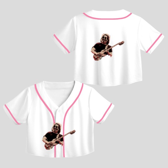 Discover Jerry Garcia Live Crop Top Baseball Jerseys