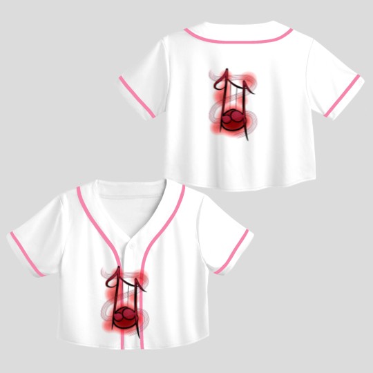Discover The Owl House Bard Coven Symbol Crop Top Baseball Jerseys