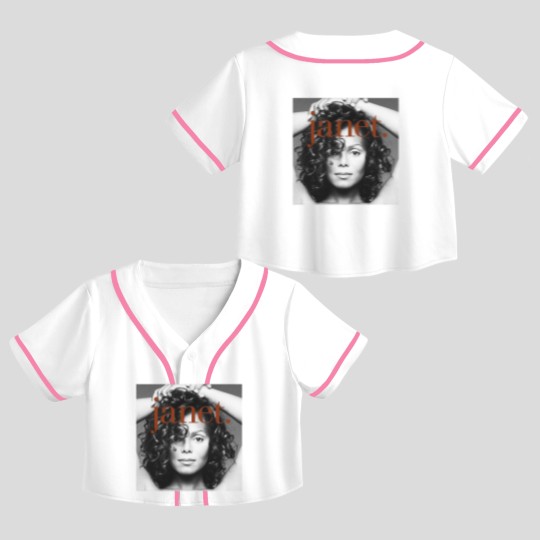 Discover Janet Jackson Crop Top Baseball Jerseys