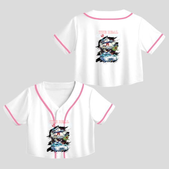 Discover Ghostbusters 80s Vintage  Crop Top Baseball Jerseys, Ghostbusters Crop Top Baseball Jerseys, For Halloween Crop Top Baseball Jerseys, Halloween Crop Top Baseball Jerseys, For Ghostbusters Crop Top Baseball Jerseys 2023